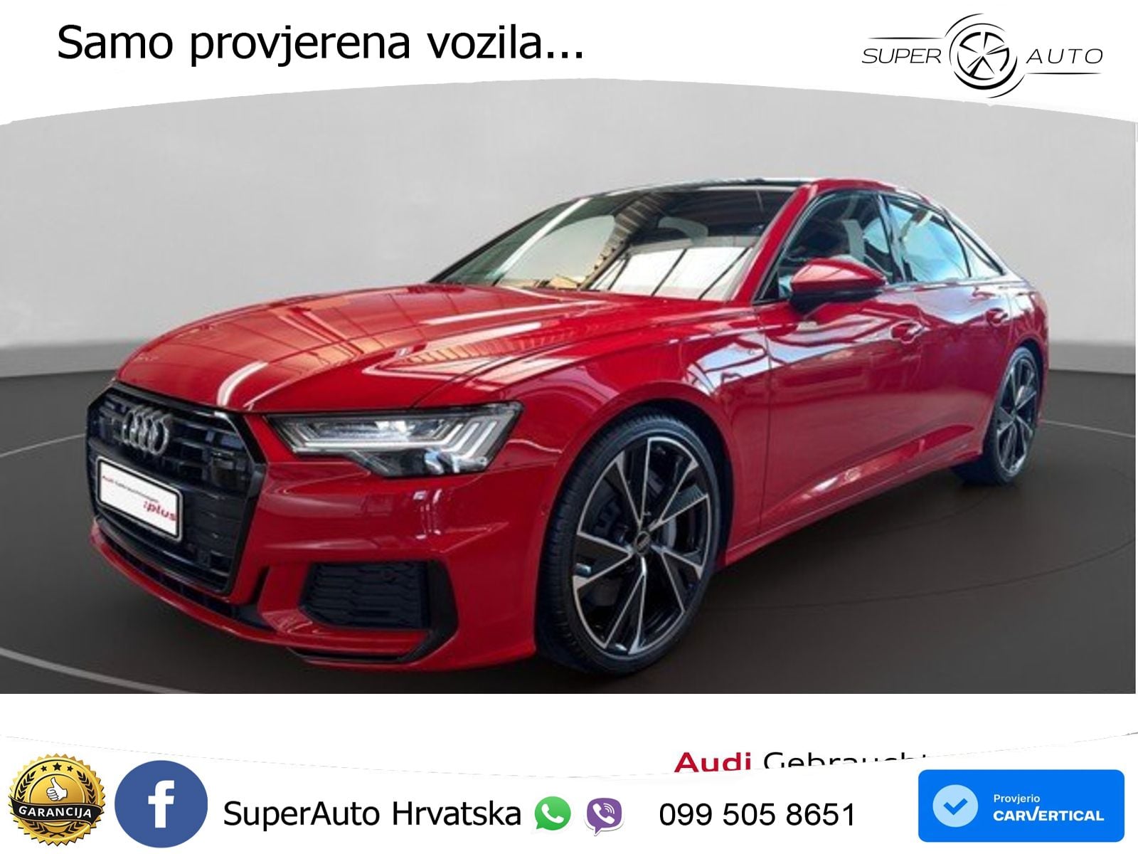Audi A6 50 TFSIe (299 KS) quattro ultra S tronic MATRIX+GR SJED+KAM