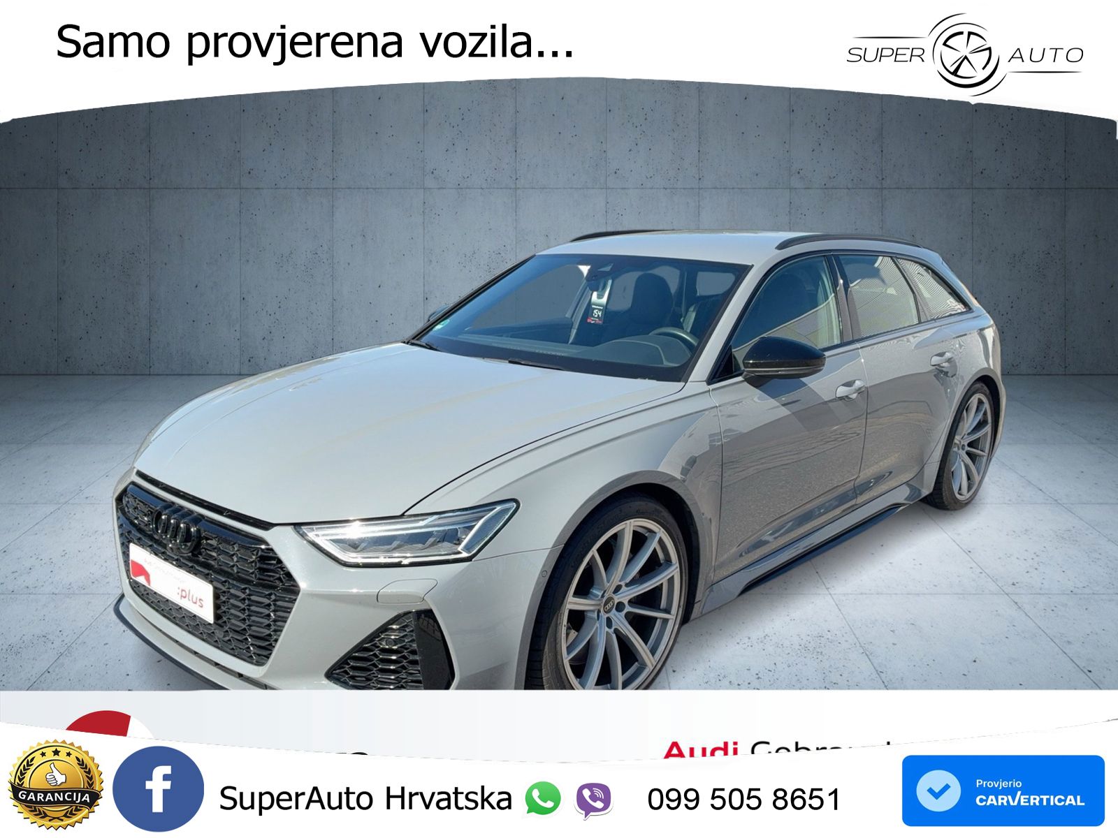 Audi RS6 Avant 4.0 TFSI V8 (600 KS) quattro Tiptronic