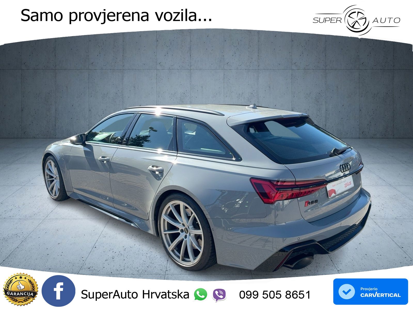 Audi RS6 Avant 4.0 TFSI V8 (600 KS) quattro Tiptronic