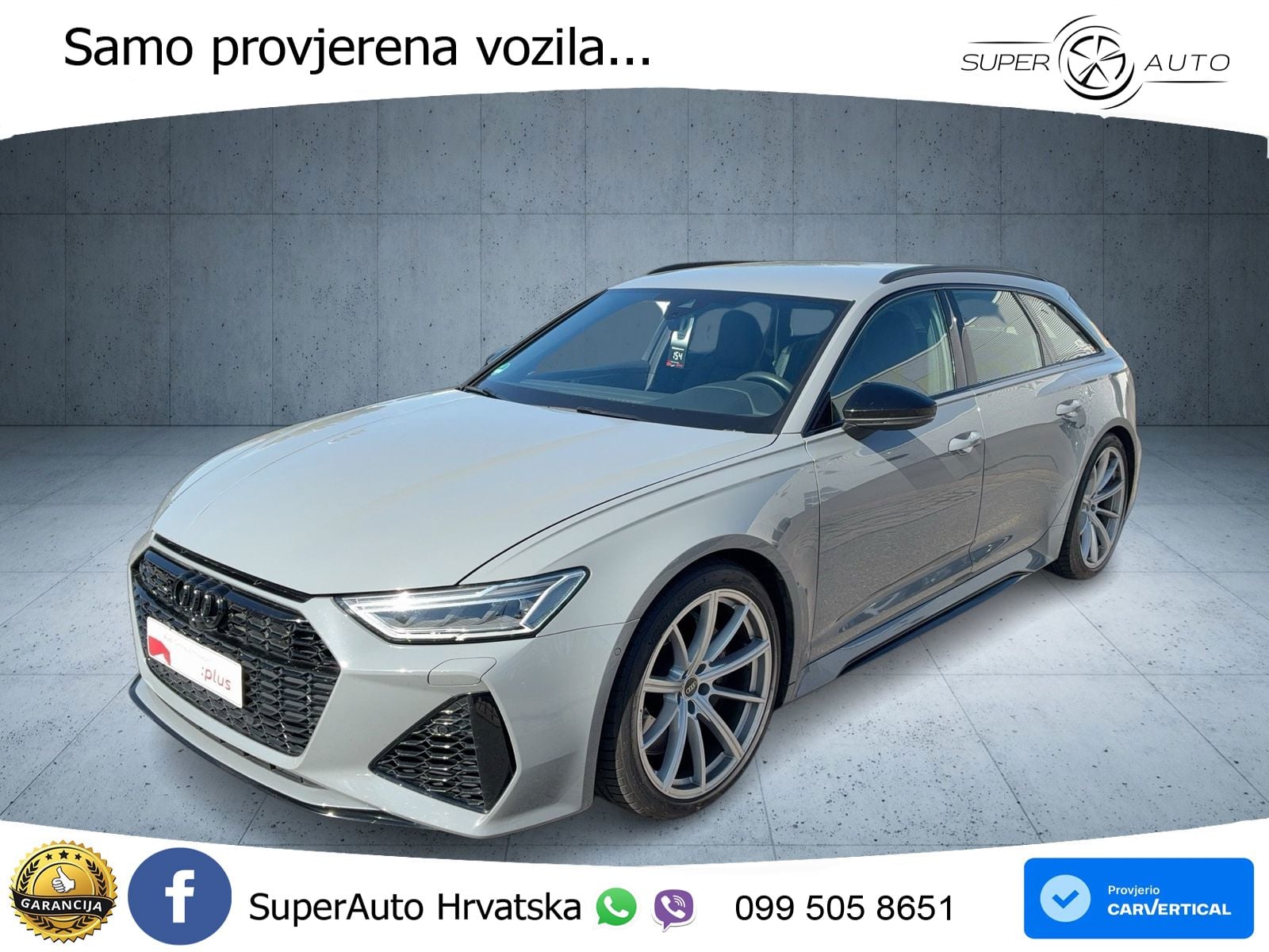 Audi RS6 Avant 4.0 TFSI V8 (600 KS) quattro Tiptronic