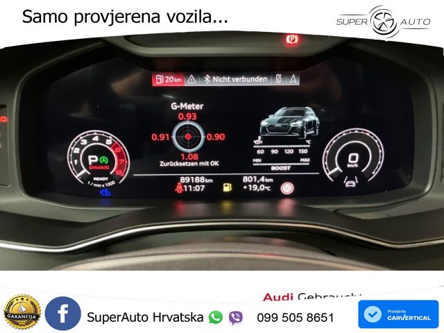 Audi RS6 Avant 4.0 TFSI V8 performance (630 KS)  quattro tiptronic MATRIX+GR SJED+KAM