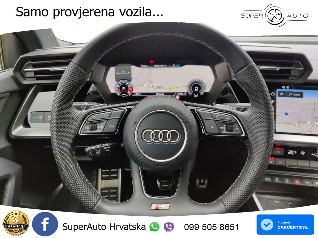 Audi S3 2.0 TFSI (310 KS) quattro S tronic MATRIX+GR SJED+KAM