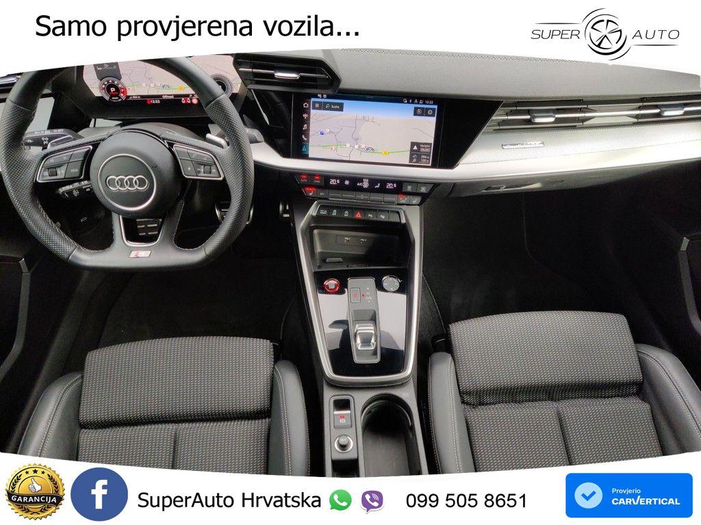 Audi S3 2.0 TFSI (310 KS) quattro S tronic MATRIX+GR SJED+KAM