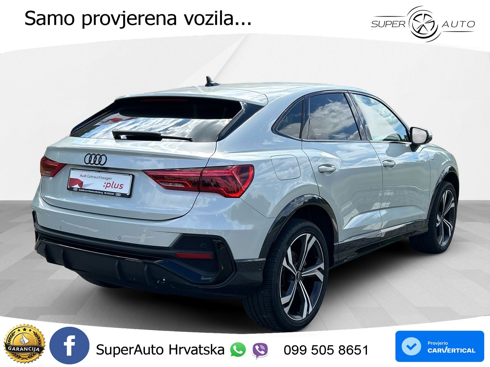 Audi Q3 Sportback 45 TFSIe (245 KS) S tronic S line LED+GR SJED+ACC