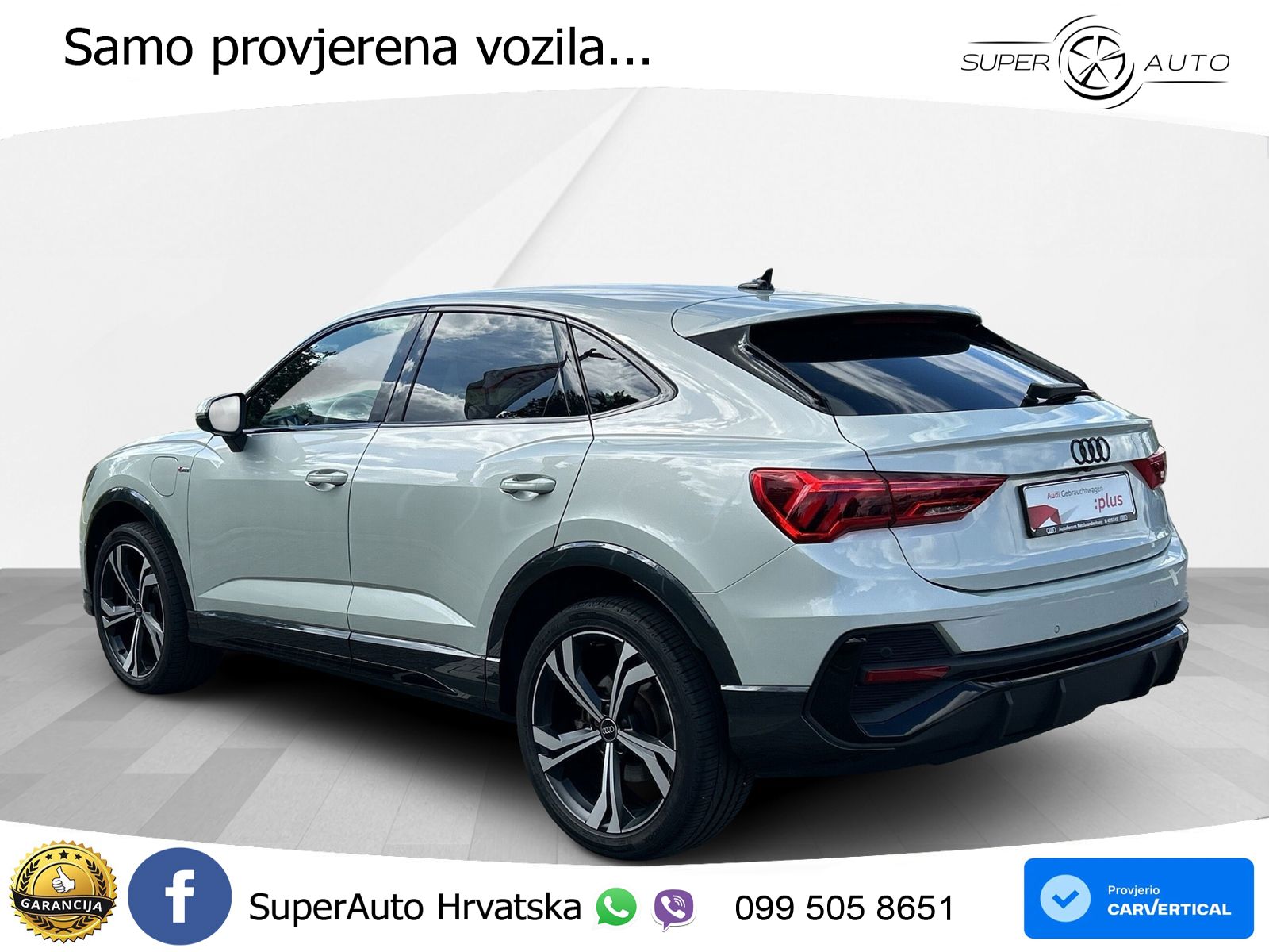 Audi Q3 Sportback 45 TFSIe (245 KS) S tronic S line LED+GR SJED+ACC