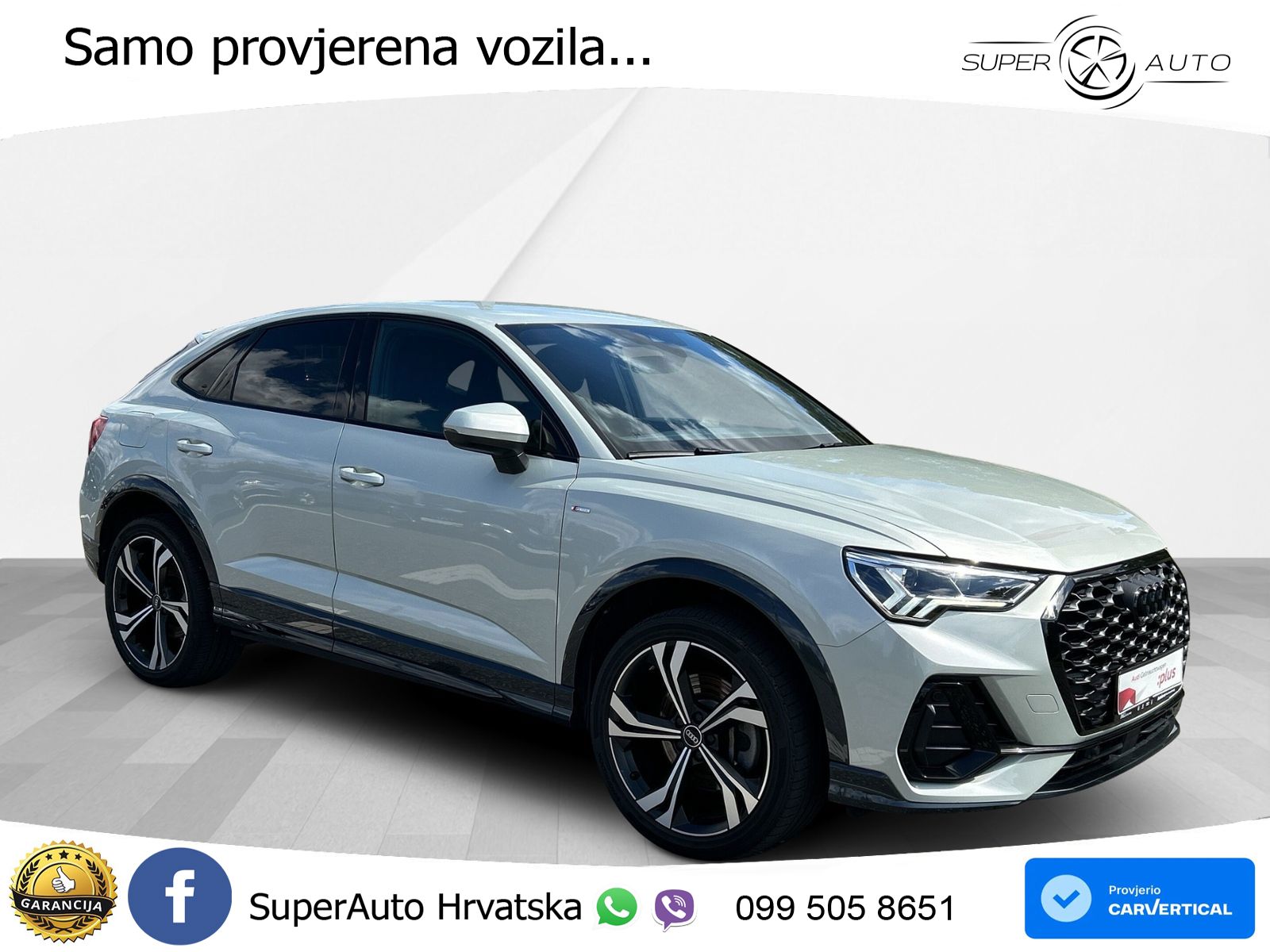 Audi Q3 Sportback 45 TFSIe (245 KS) S tronic S line LED+GR SJED+ACC