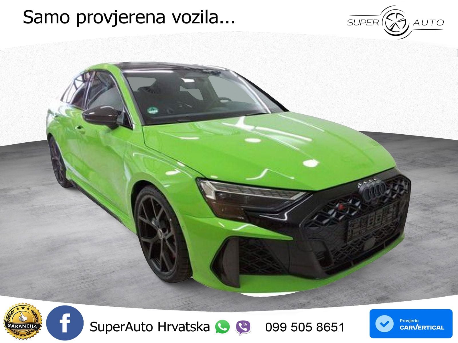 Audi RS3 Sedan 2.5 TFSI (400 KS) quattro S tronic LED+GR SJED+ACC