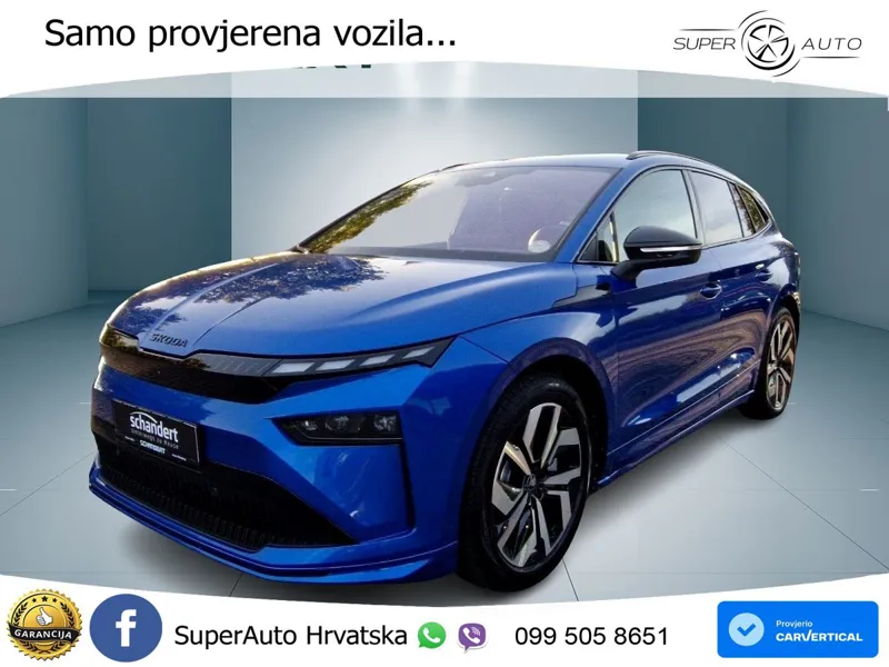 Škoda Enyaq 85x 82 kWh (286 KS) AWD SportLine LED+GR SJED+ACC