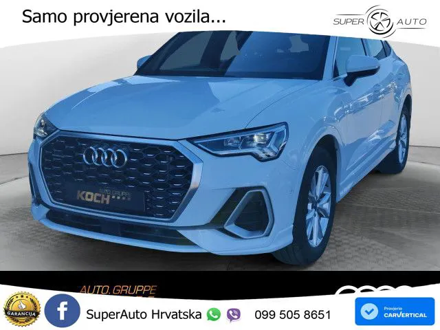 Audi Q3 Sportback 40 TDI (200 KS) quattro S tronic S line LED+GR SJED+ACC