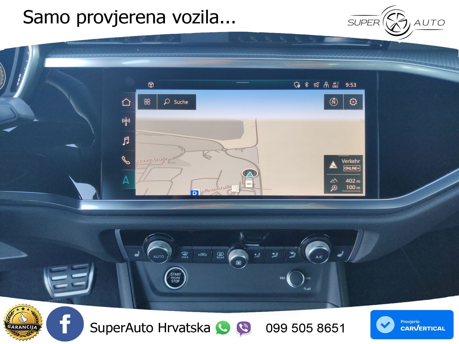 Audi Q3 Sportback 40 TDI (200 KS) quattro S tronic S line LED+GR SJED+ACC