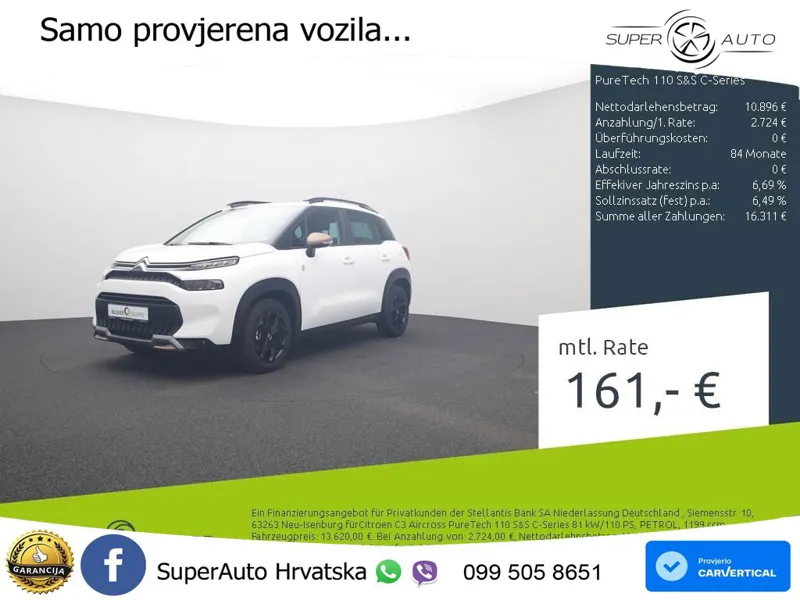 Citroen C3 Aircross 1.2 PureTech (110 KS)