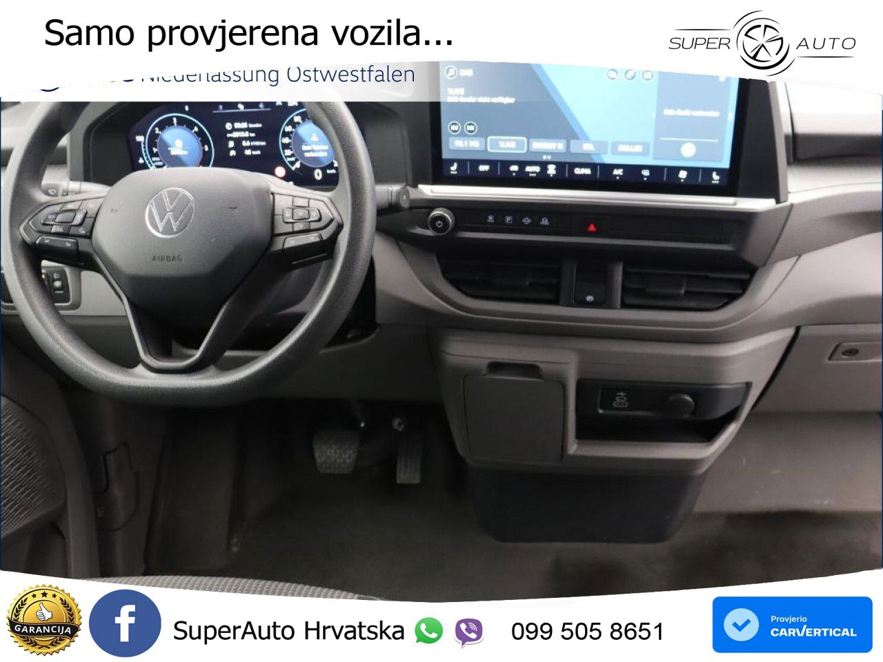 Volkswagen Transporter Kasten kurz PDC v+h Kamera Klima ZV 150 KS