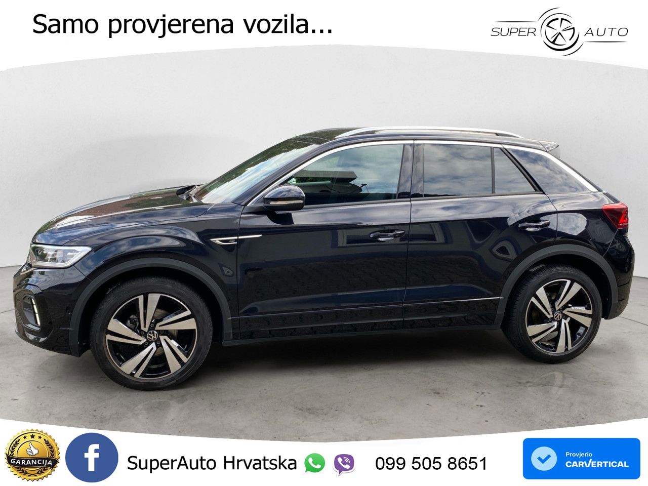 Volkswagen T-Roc 1.5 TSI (150 KS) DSG R-Line LED+GR SJED+ACC
