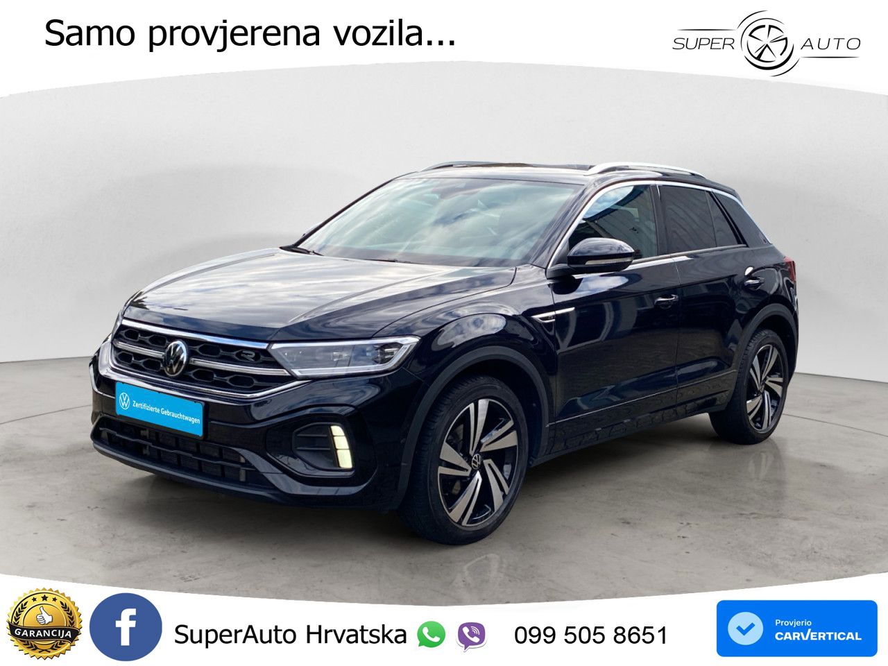 Volkswagen T-Roc 1.5 TSI (150 KS) DSG R-Line LED+GR SJED+ACC
