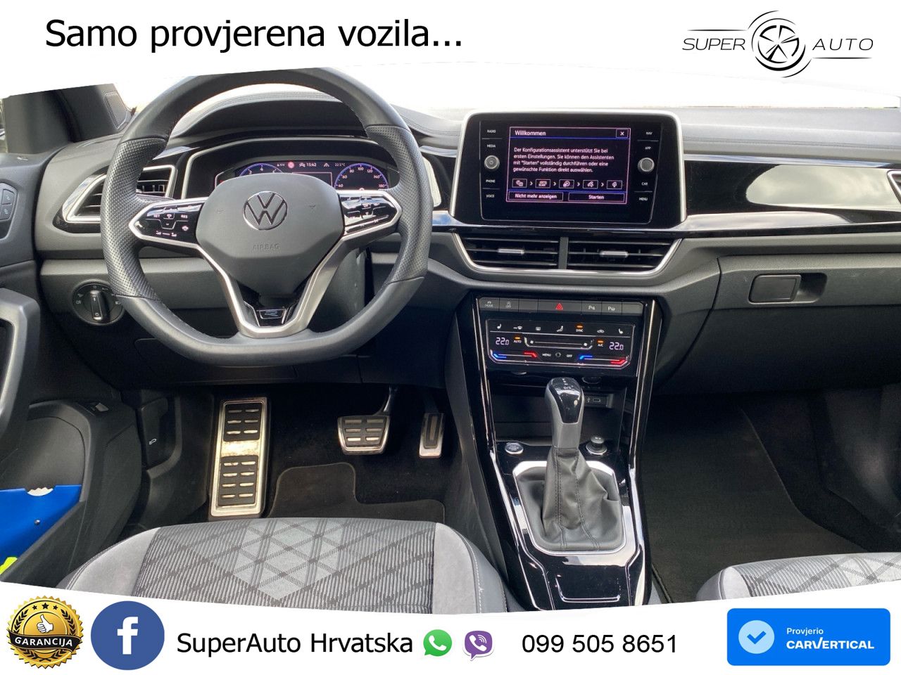 Volkswagen T-Roc 1.5 TSI (150 KS) DSG R-Line LED+GR SJED+ACC
