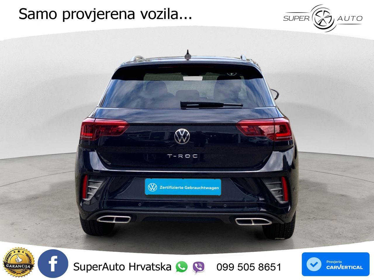 Volkswagen T-Roc 1.5 TSI (150 KS) DSG R-Line LED+GR SJED+ACC