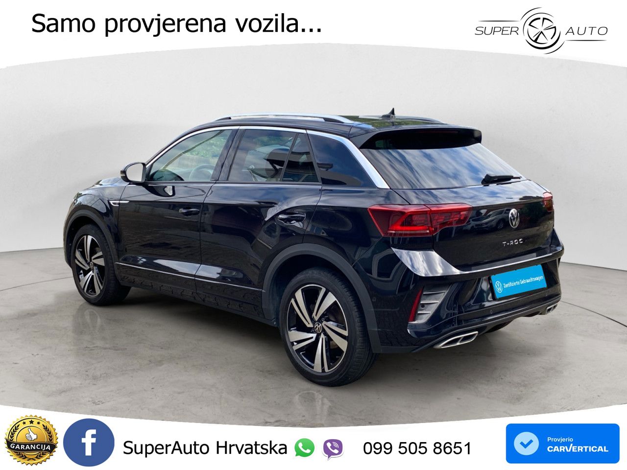 Volkswagen T-Roc 1.5 TSI (150 KS) DSG R-Line LED+GR SJED+ACC