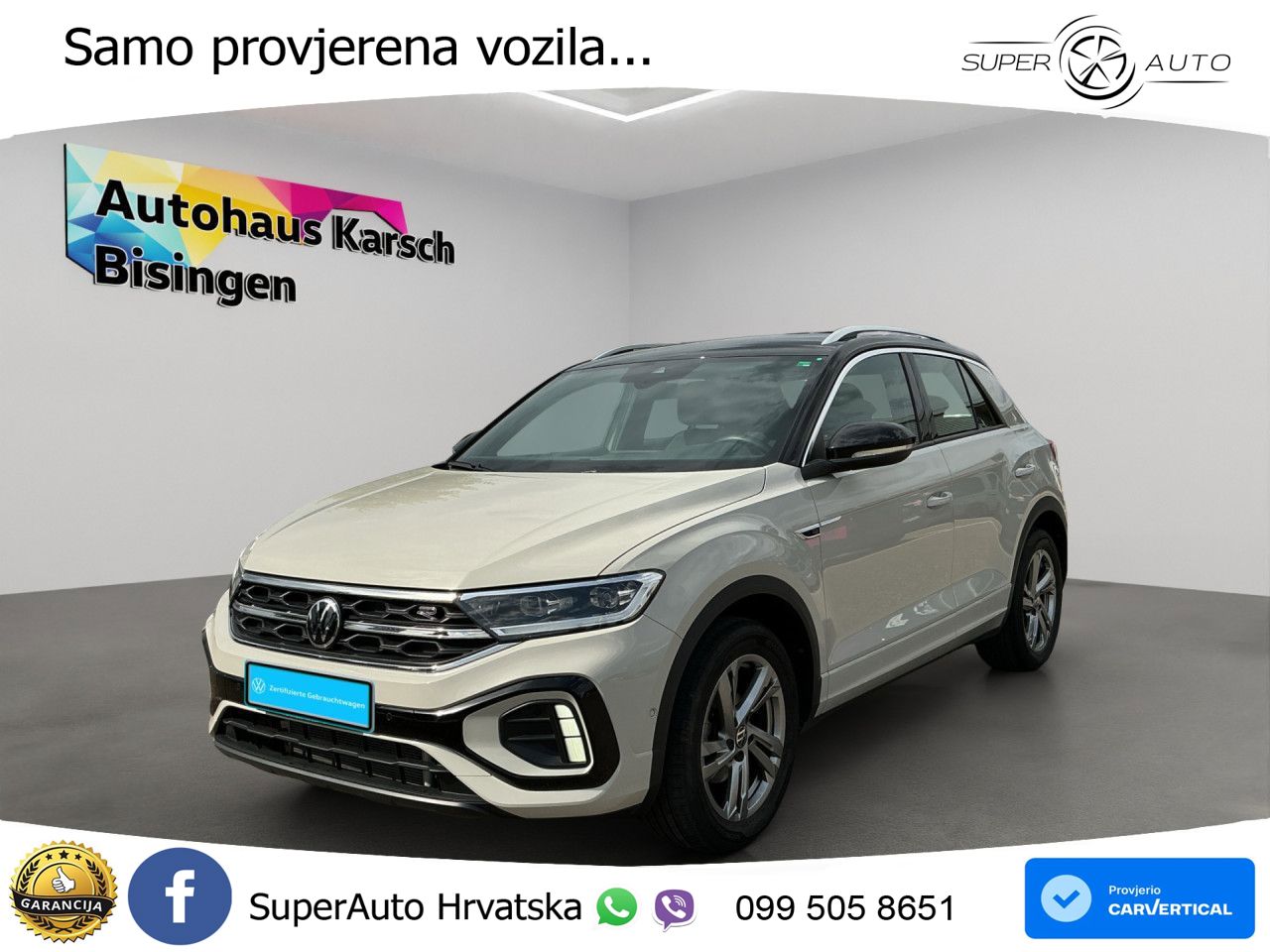 Volkswagen T-Roc 1.5 TSI (150 KS) DSG LED+GR SJED+ACC