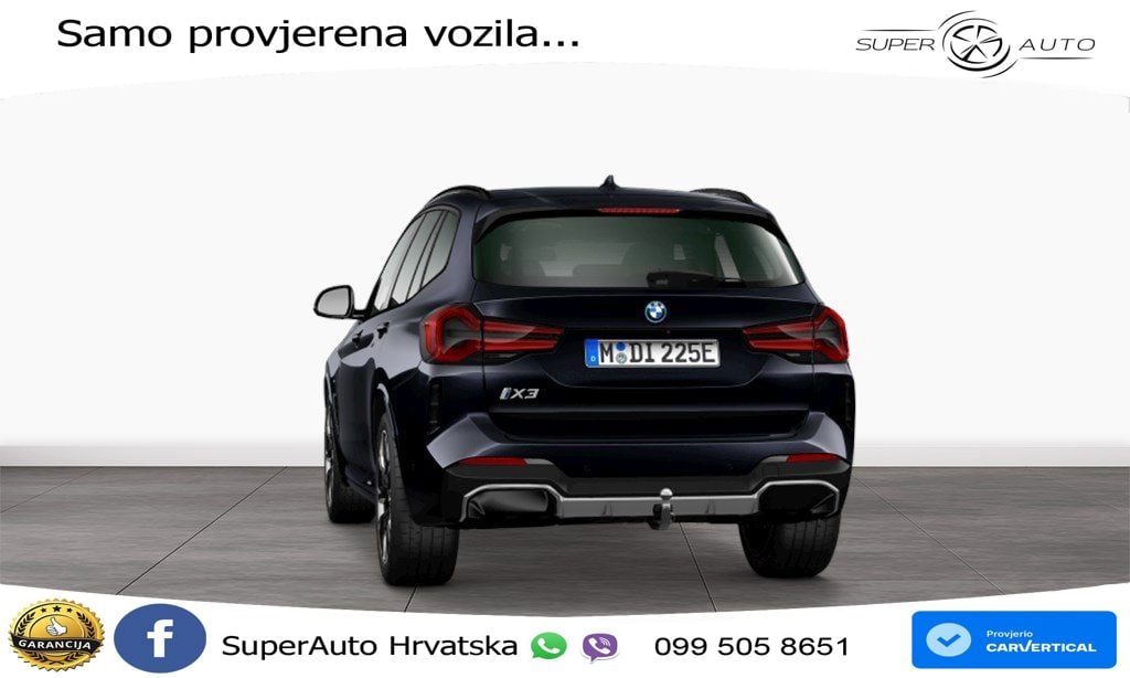 BMW iX3 80 kWh (286 KS) ACC+HEAD+GR SJED+360+PANO
