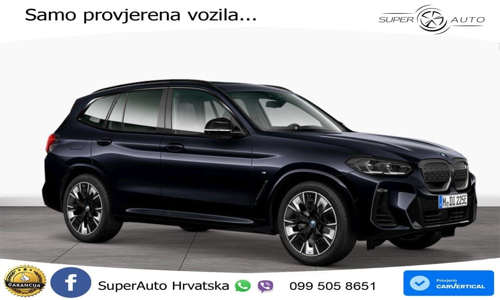 BMW iX3 80 kWh (286 KS) ACC+HEAD+GR SJED+360+PANO