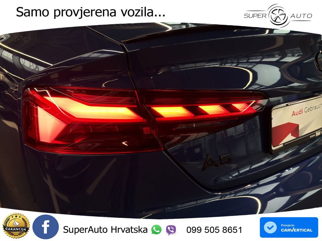 Audi A5 Sportback 35 TDI (163 KS) S tronic S line MATRIX+GR SJED+KAM