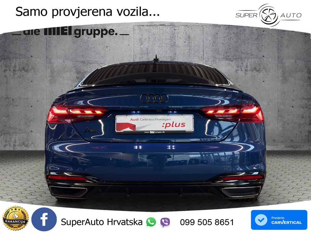 Audi A5 Sportback 35 TDI (163 KS) S tronic S line MATRIX+GR SJED+KAM