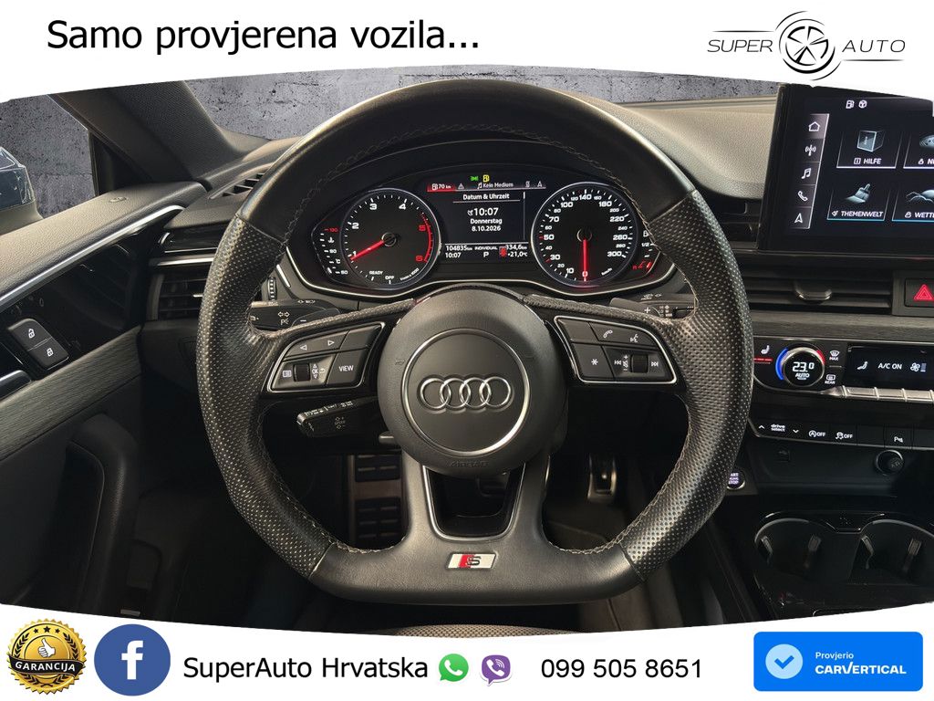 Audi A5 Sportback 35 TDI (163 KS) S tronic S line MATRIX+GR SJED+KAM