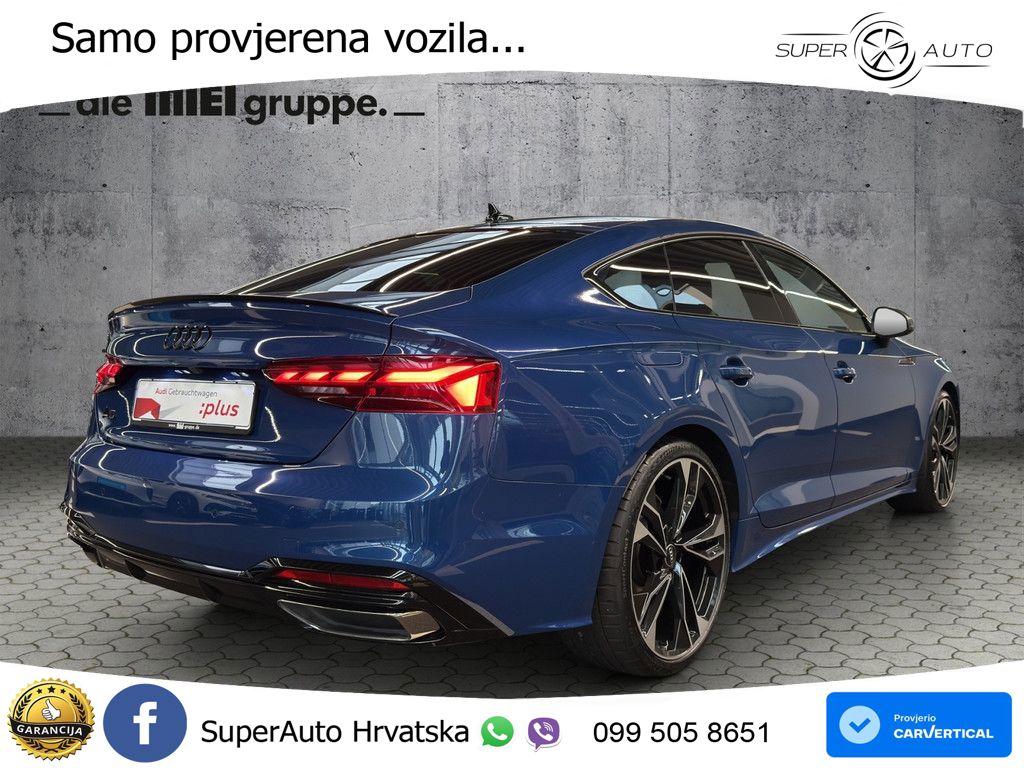Audi A5 Sportback 35 TDI (163 KS) S tronic S line MATRIX+GR SJED+KAM