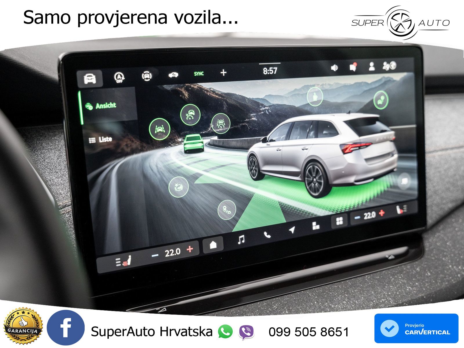 Škoda Octavia Combi 1.5 TSI (150 KS) LED+GR SJED+ACC
