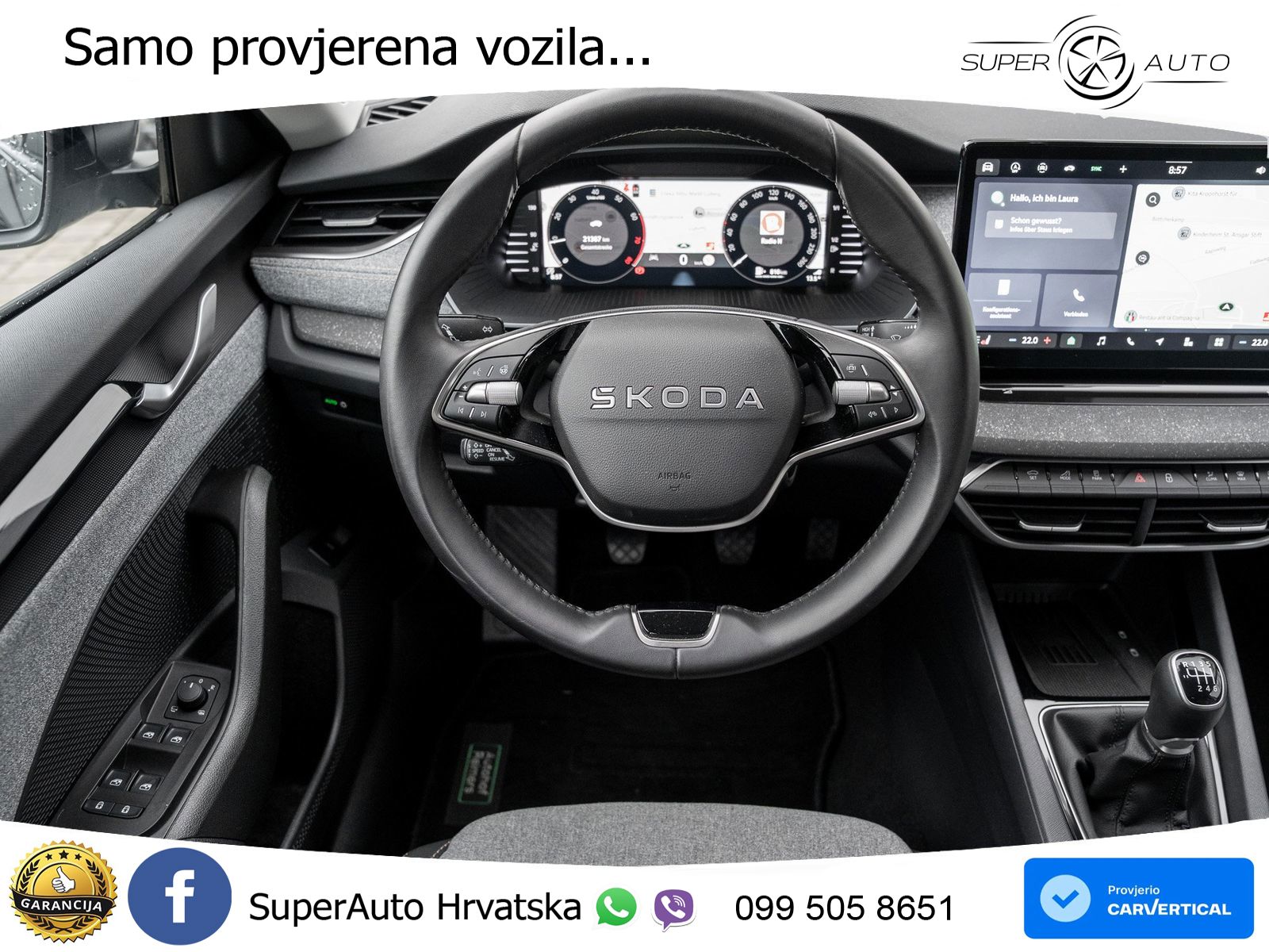 Škoda Octavia Combi 1.5 TSI (150 KS) LED+GR SJED+ACC