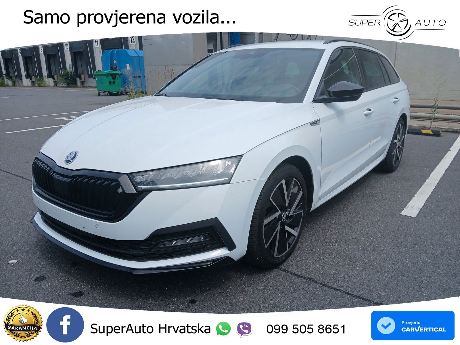 Škoda Octavia Combi 2.0 TDI (150 KS) 4x4 DSG SportLine LED+GR SJED+ACC