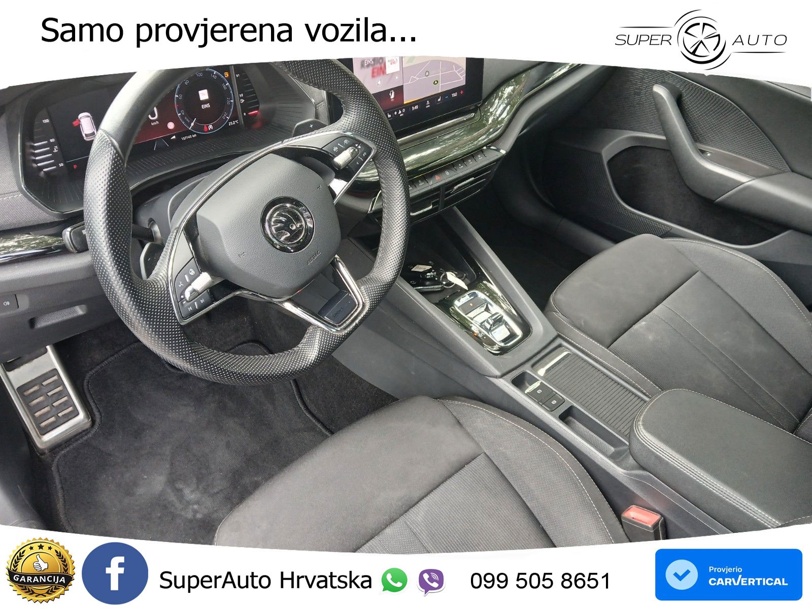 Škoda Octavia Combi 2.0 TDI (150 KS) 4x4 DSG SportLine LED+GR SJED+ACC