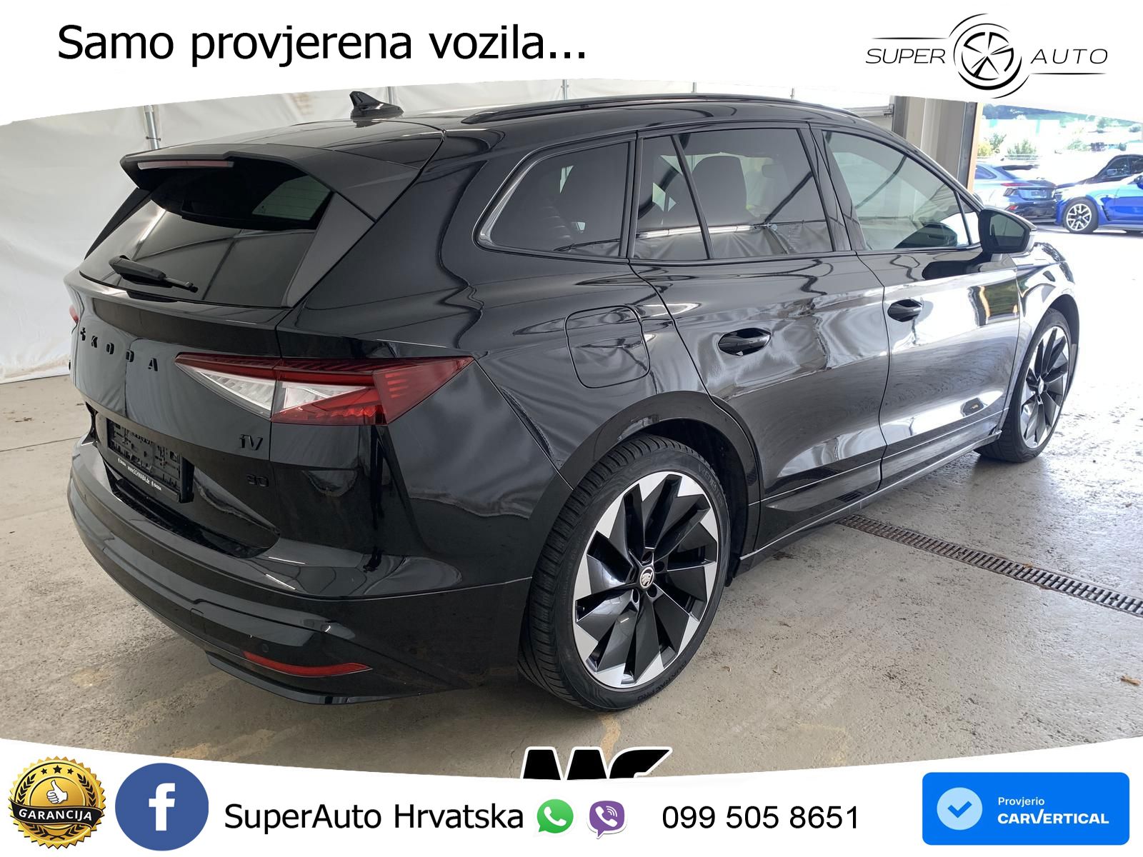Škoda Enyaq iV 80 82 kWh (204 KS) SportLine LED+GR SJED+ACC