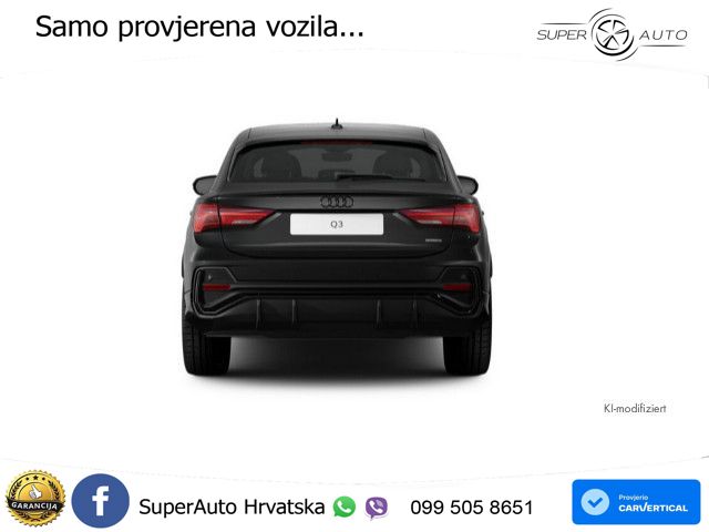 Audi Q3 Sportback 40 TFSI (190 KS) quattro S tronic 2x S line LED+GR SJED+ACC