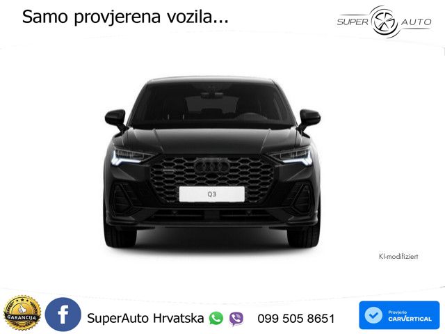 Audi Q3 Sportback 40 TFSI (190 KS) quattro S tronic 2x S line LED+GR SJED+ACC