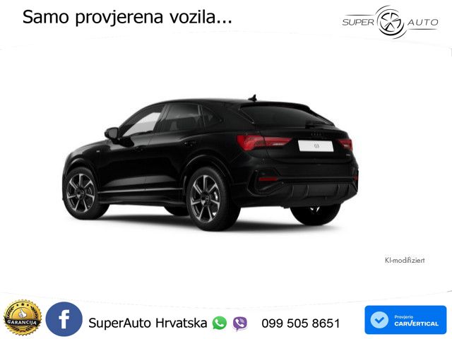 Audi Q3 Sportback 40 TFSI (190 KS) quattro S tronic 2x S line LED+GR SJED+ACC