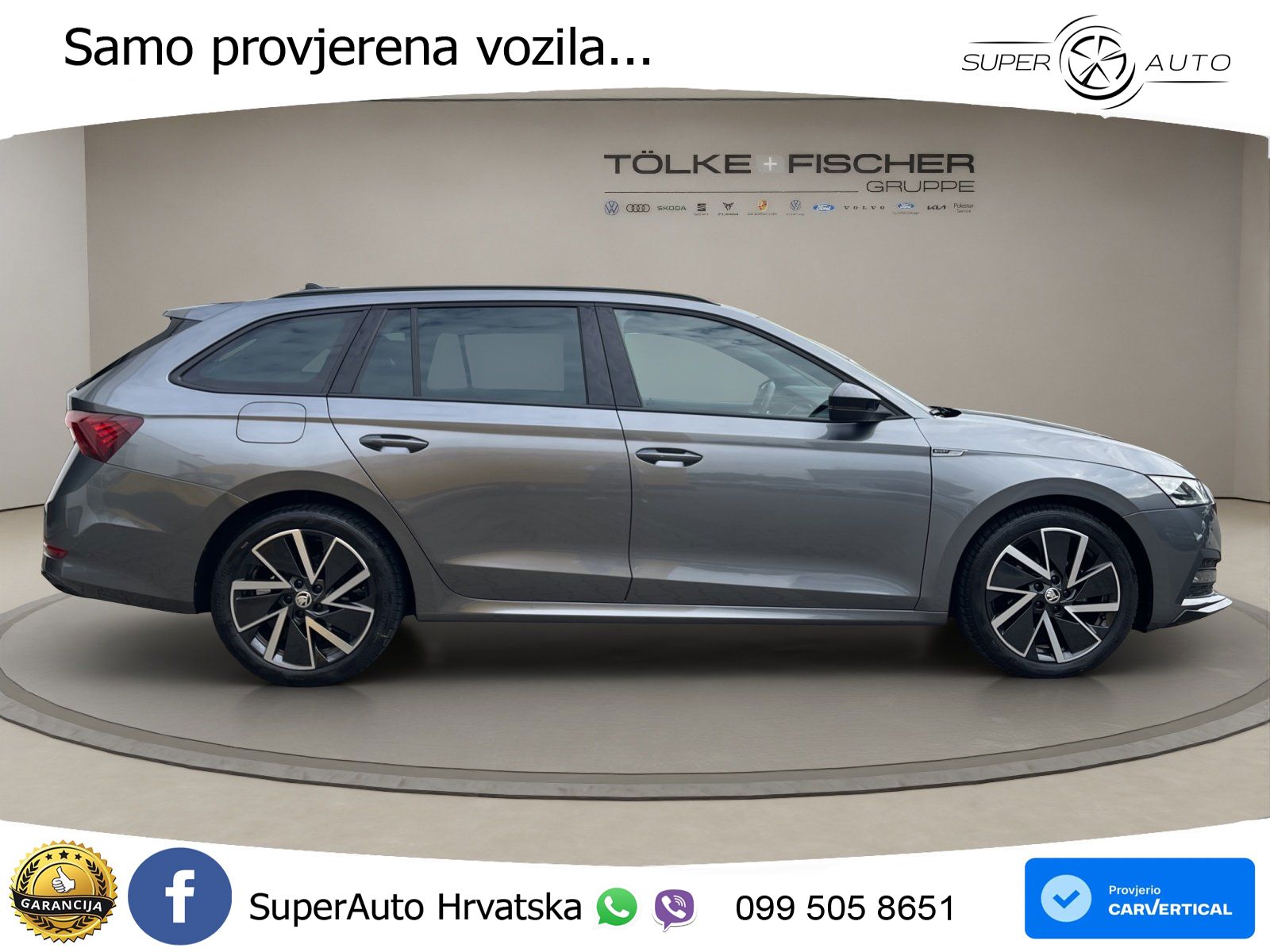 Škoda Octavia Combi 2.0 TDI (150 KS) DSG SportLine LED+GR SJED+ACC