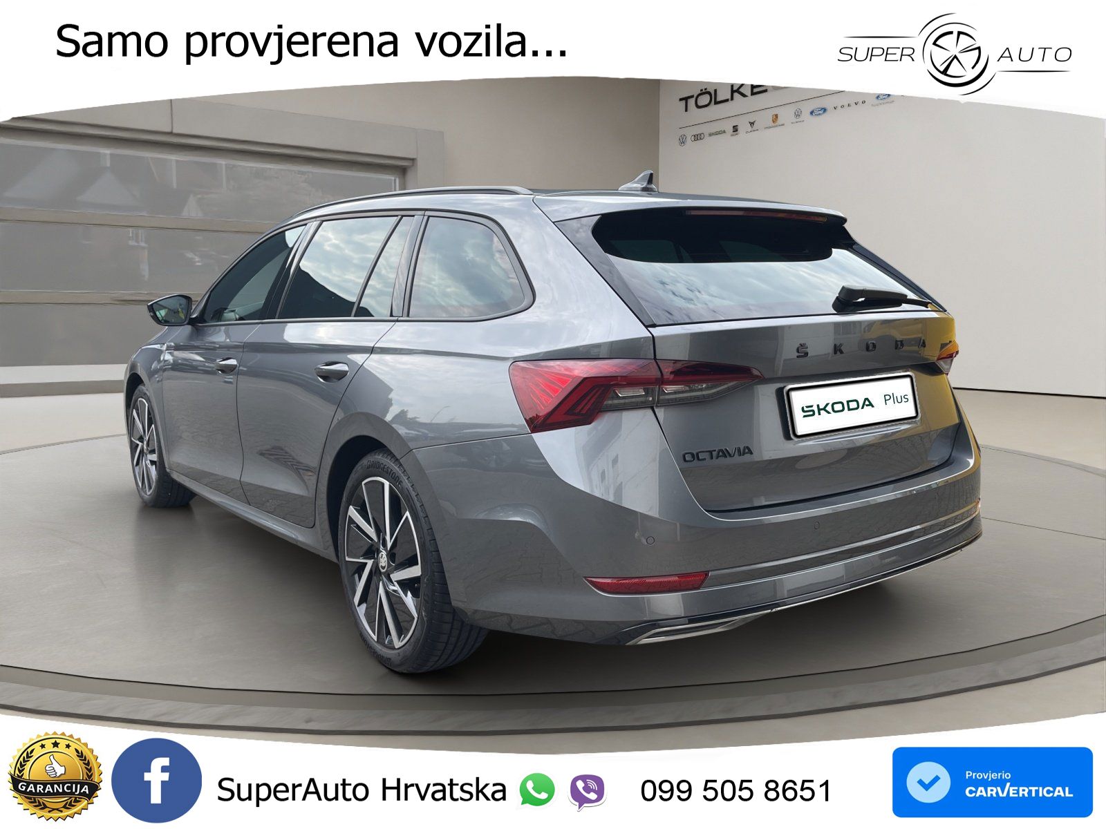 Škoda Octavia Combi 2.0 TDI (150 KS) DSG SportLine LED+GR SJED+ACC