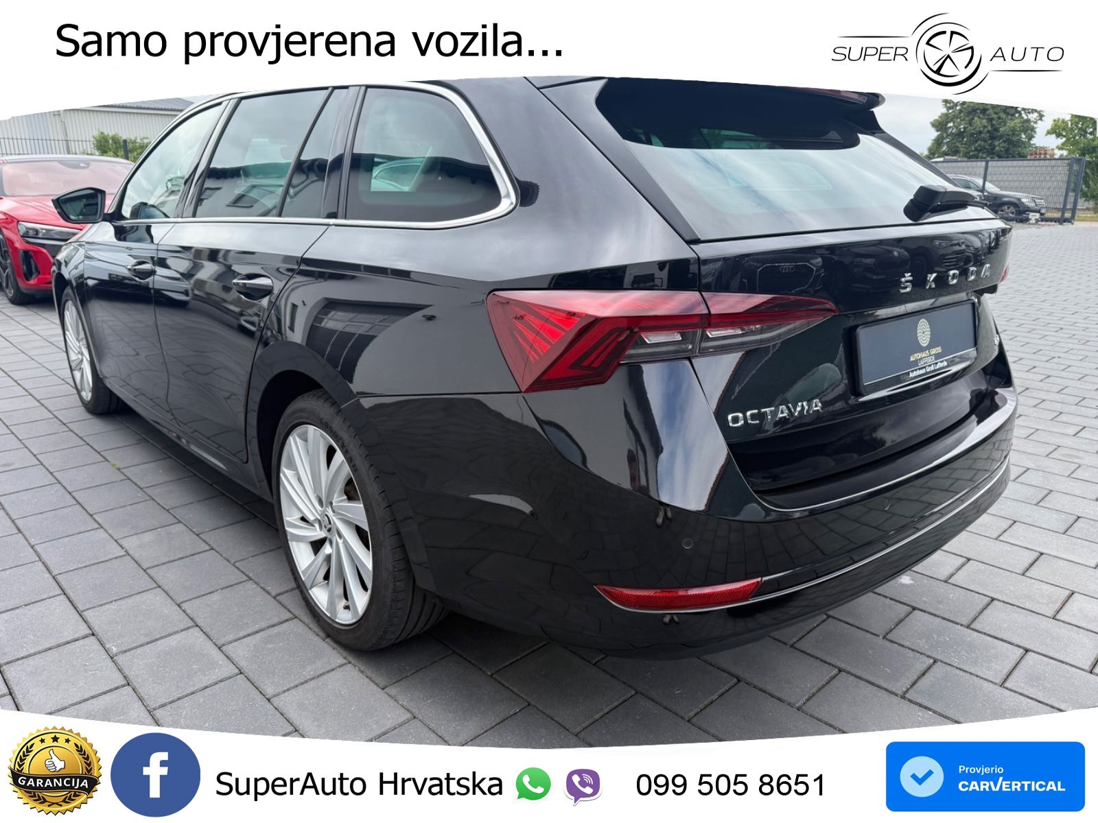 Škoda Octavia Combi 2.0 TSI (190 KS) 4x4 DSG LED+GR SJED+ACC