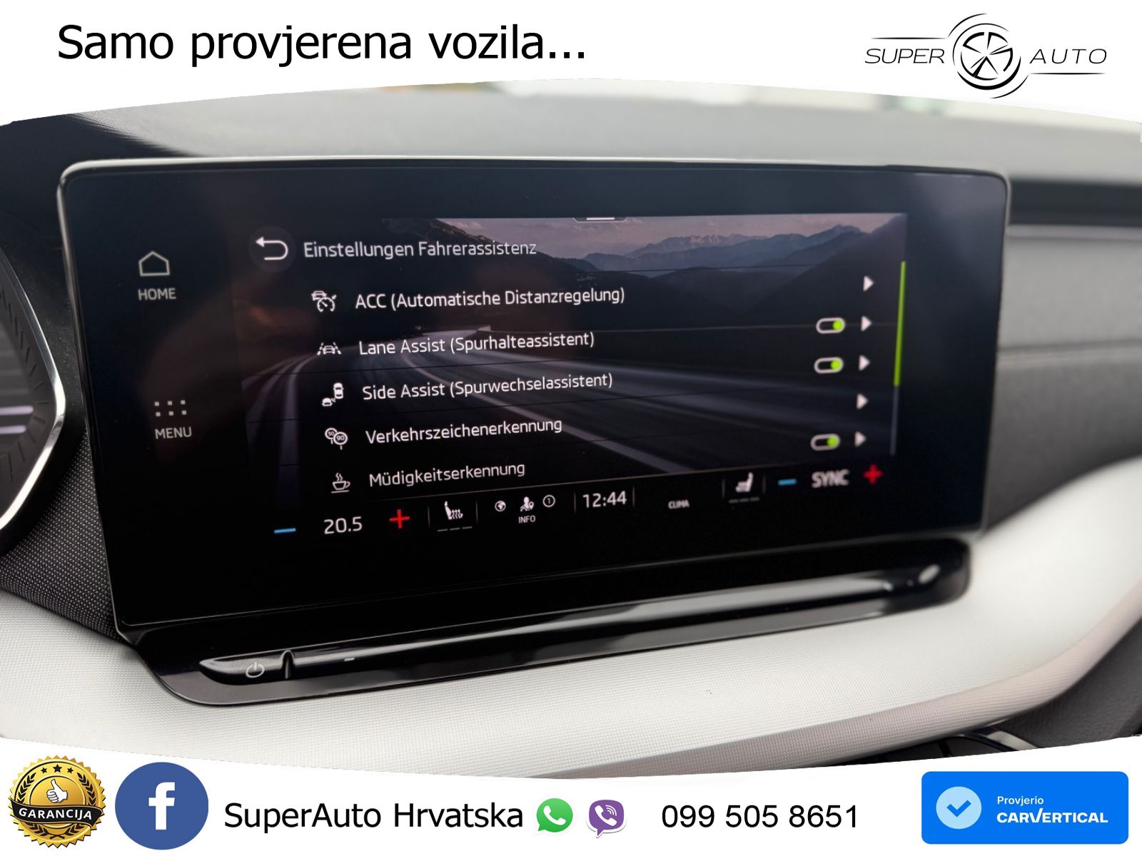 Škoda Octavia Combi 2.0 TSI (190 KS) 4x4 DSG LED+GR SJED+ACC