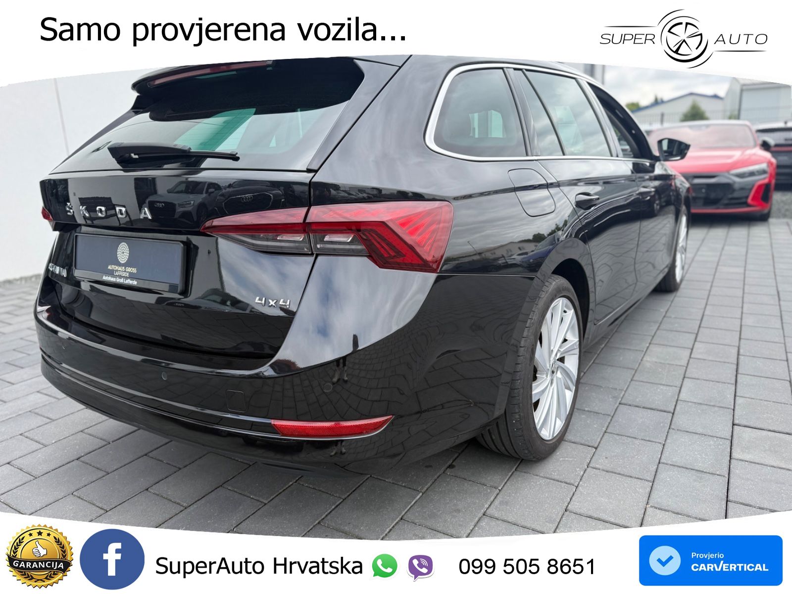 Škoda Octavia Combi 2.0 TSI (190 KS) 4x4 DSG LED+GR SJED+ACC
