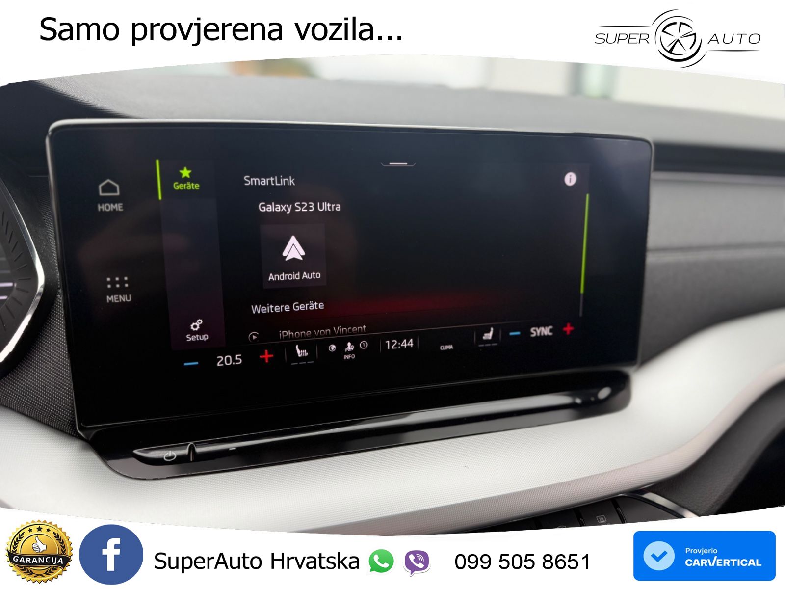 Škoda Octavia Combi 2.0 TSI (190 KS) 4x4 DSG LED+GR SJED+ACC