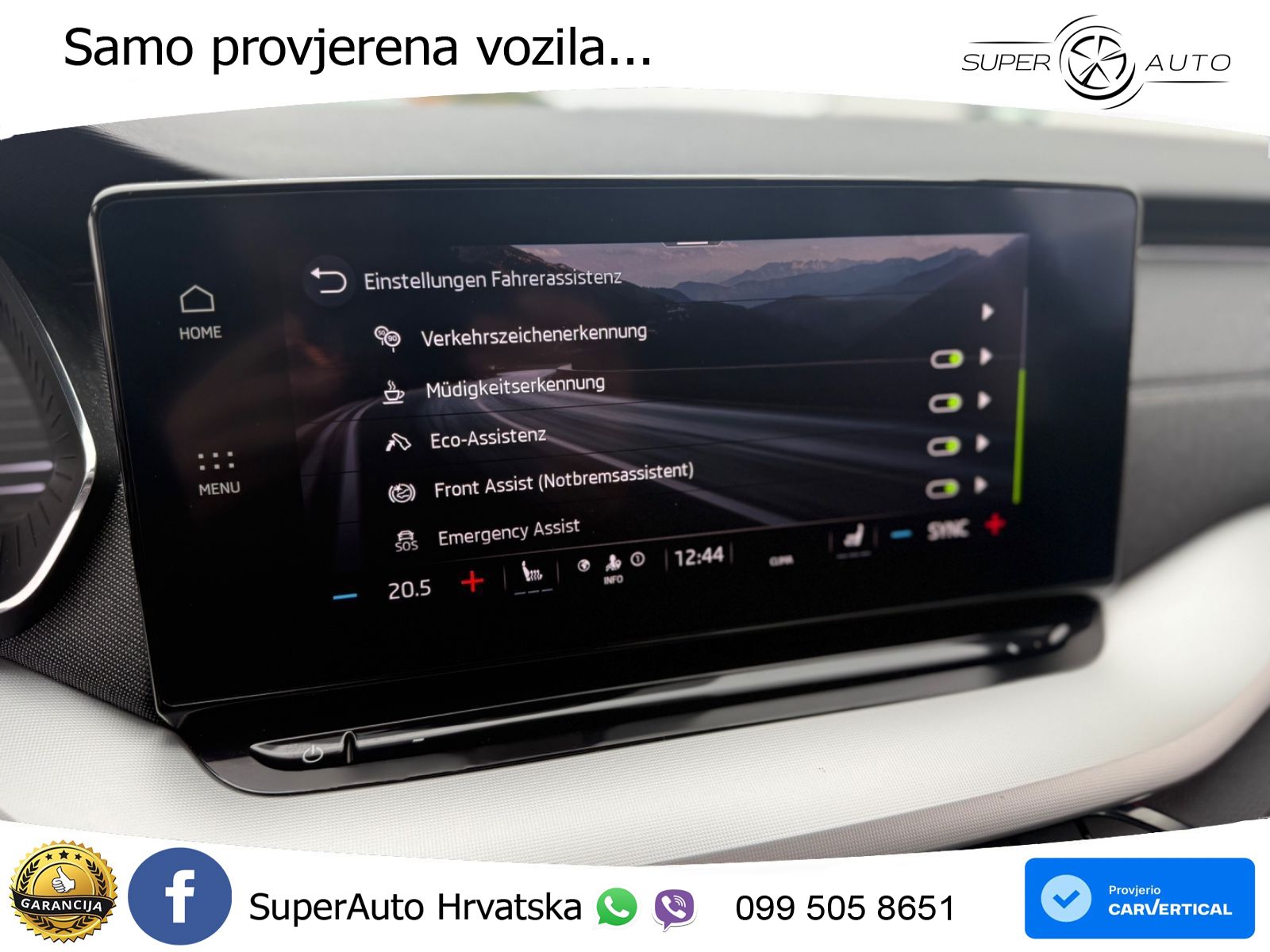 Škoda Octavia Combi 2.0 TSI (190 KS) 4x4 DSG LED+GR SJED+ACC