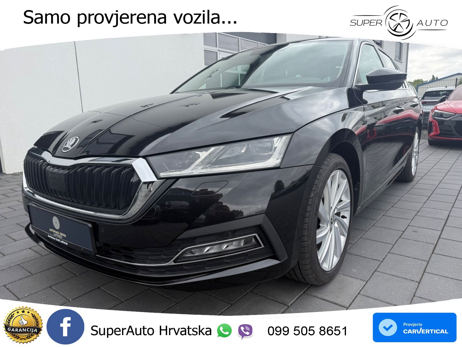 Škoda Octavia Combi 2.0 TSI (190 KS) 4x4 DSG LED+GR SJED+ACC