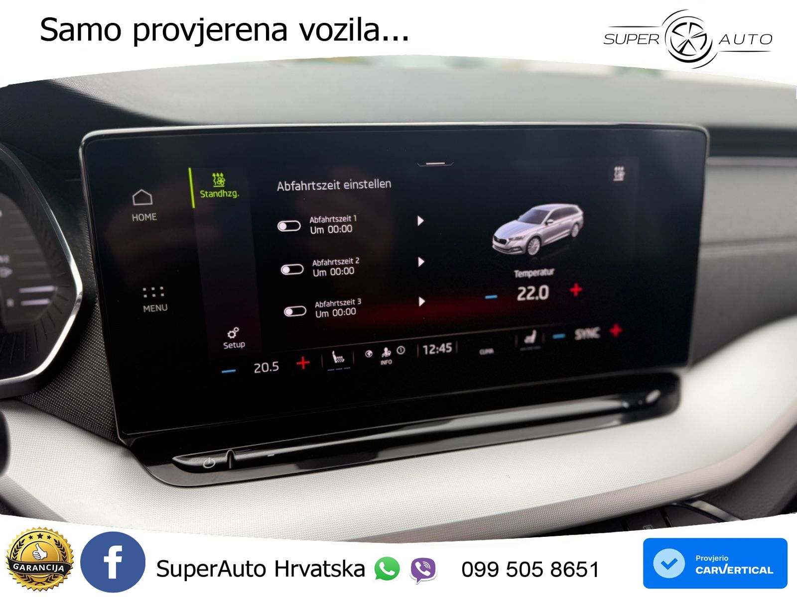 Škoda Octavia Combi 2.0 TSI (190 KS) 4x4 DSG LED+GR SJED+ACC