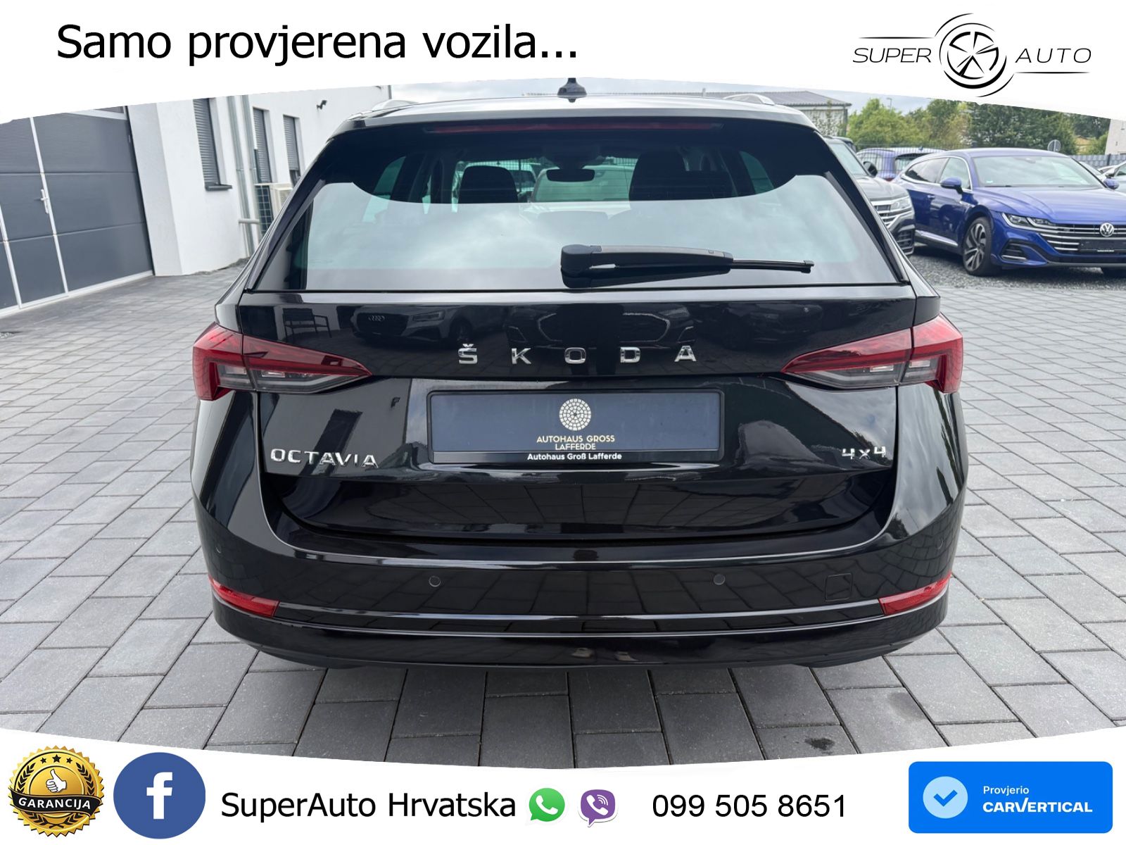 Škoda Octavia Combi 2.0 TSI (190 KS) 4x4 DSG LED+GR SJED+ACC