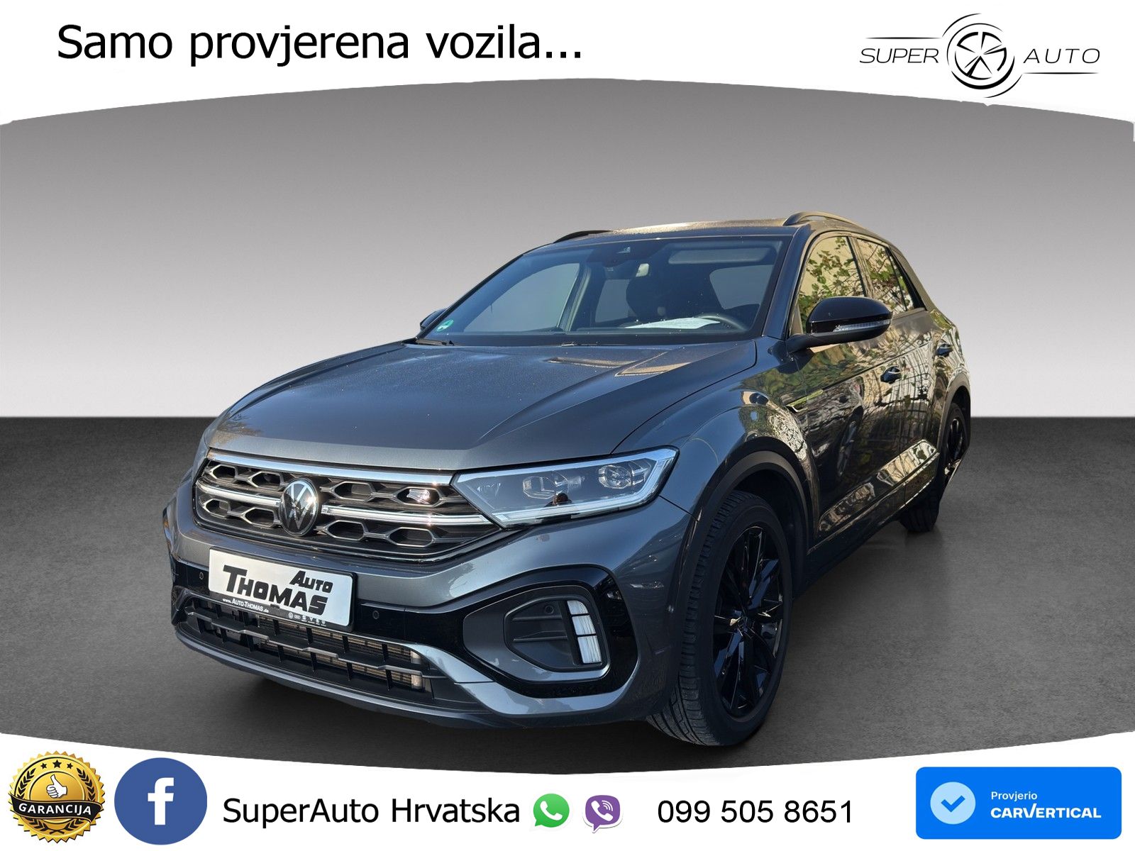Volkswagen T-Roc 1.5 TSI (150 KS) DSG R-Line LED+GR SJED+ACC