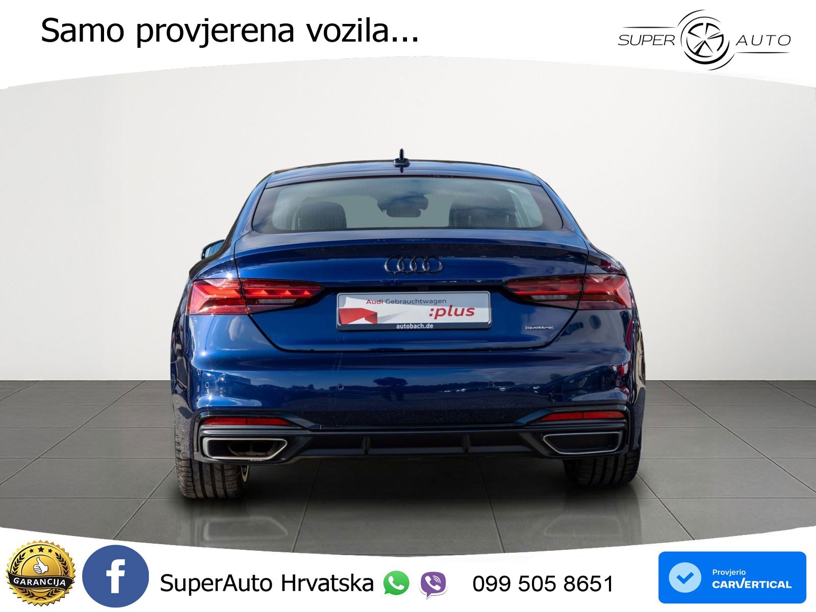 Audi A5 Sportback 40 TDI (204 KS) quattro S tronic S line LED+GR SJED+ACC