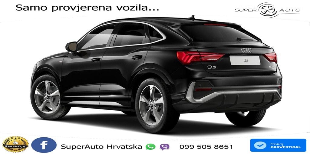 Audi Q3 Sportback 45 TFSI (245 KS) quattro S tronic S line