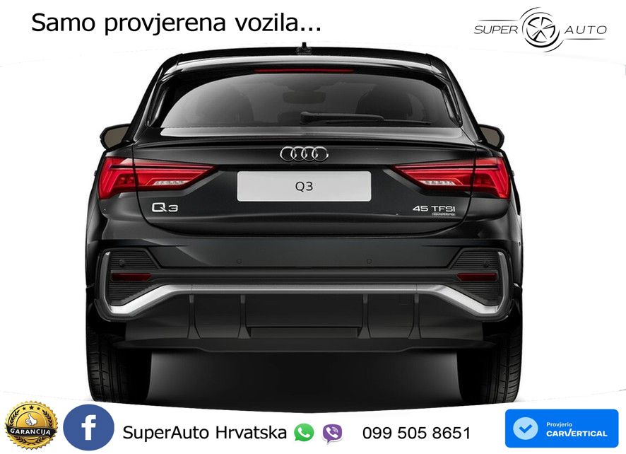 Audi Q3 Sportback 45 TFSI (245 KS) quattro S tronic S line
